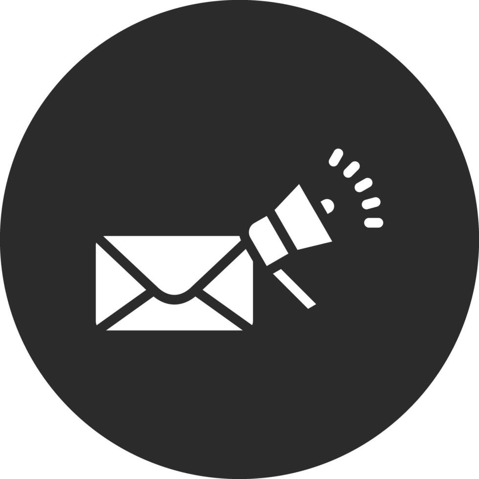 ícone de vetor de e-mail marketing