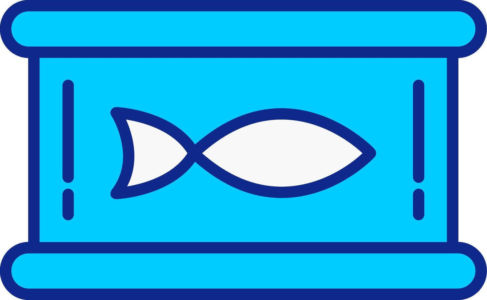 atum azul preenchidas ícone vetor