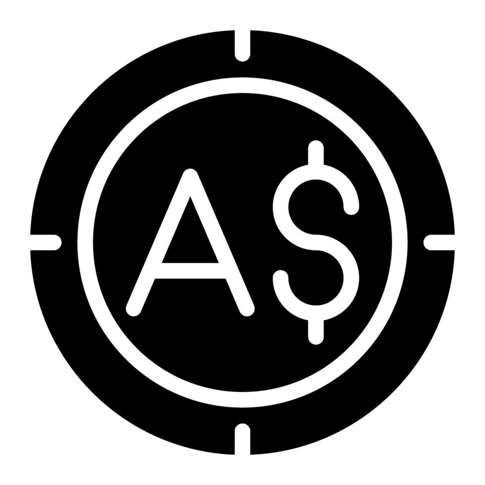Austrália moedas ícone vetor gráfico ilustração para rede, ui e aplicativo Móvel Projeto isolado em branco fundo
