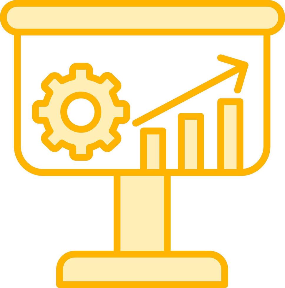 ícone de vetor de gráfico de barras