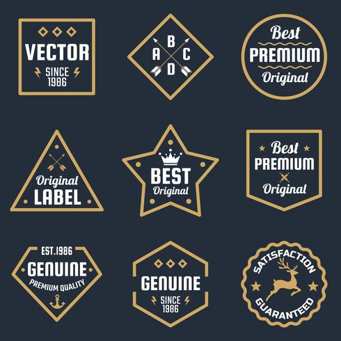 Vintage Retro Vector Logo para banner