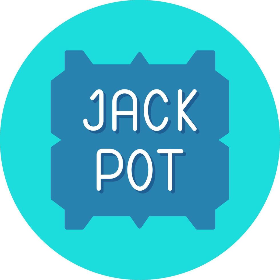 ícone de vetor de jackpot