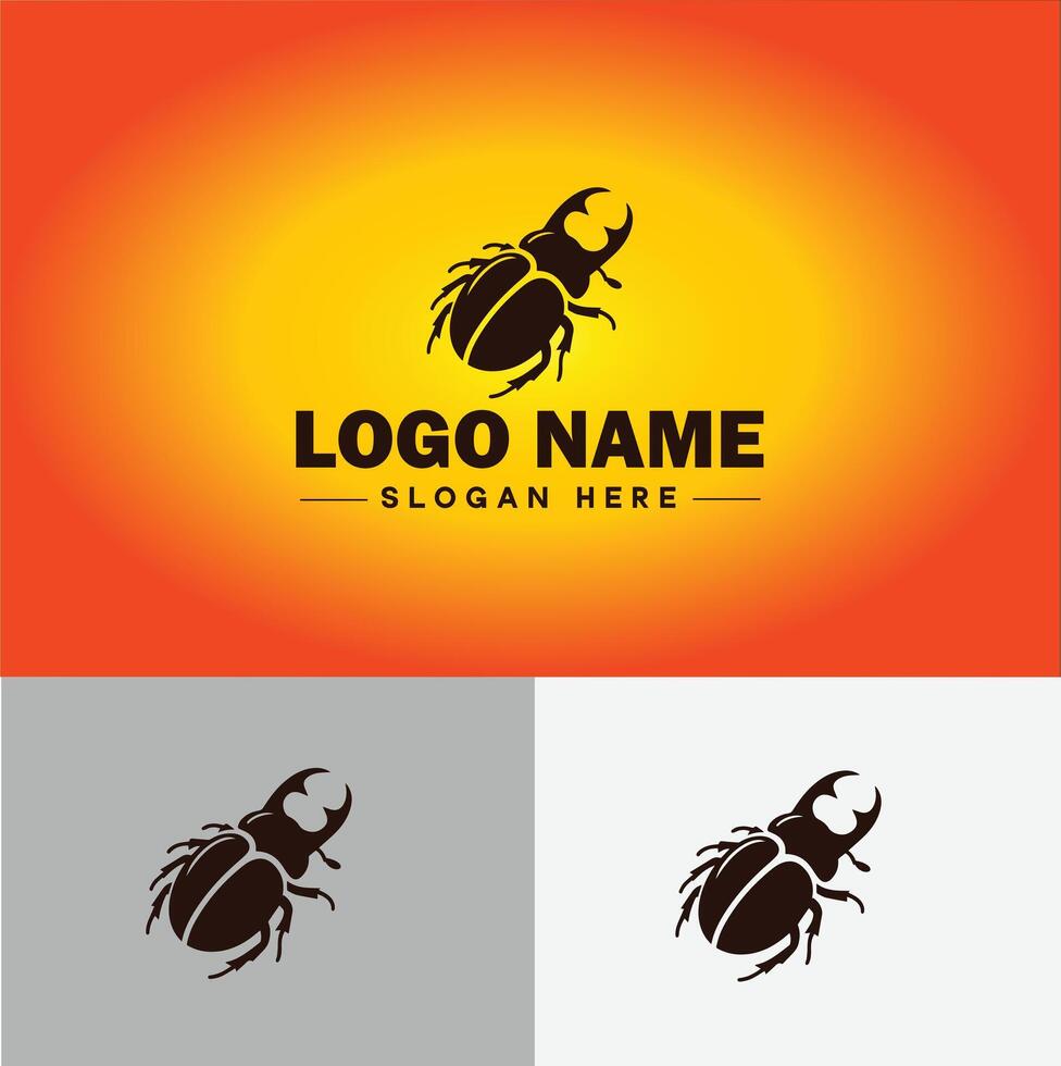 besouro logotipo vetor arte ícone gráficos para companhia marca o negócio logotipo modelo