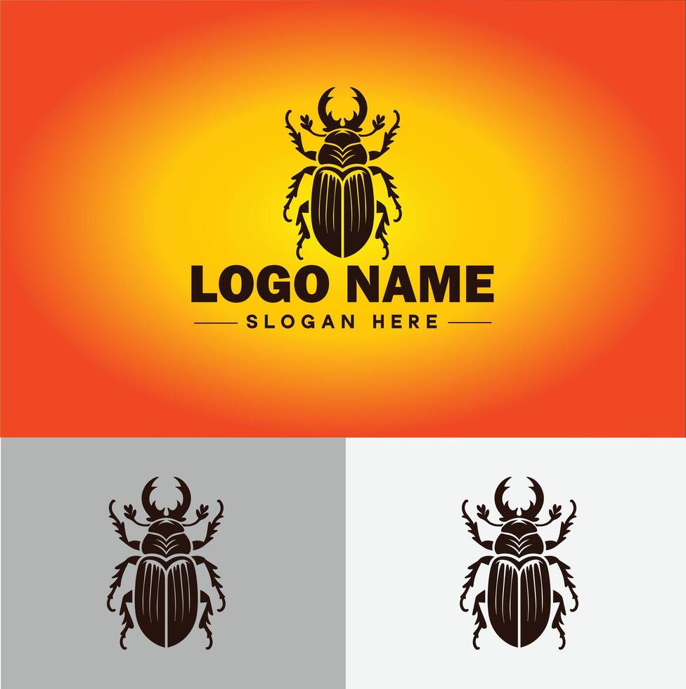 besouro logotipo vetor arte ícone gráficos para companhia marca o negócio logotipo modelo