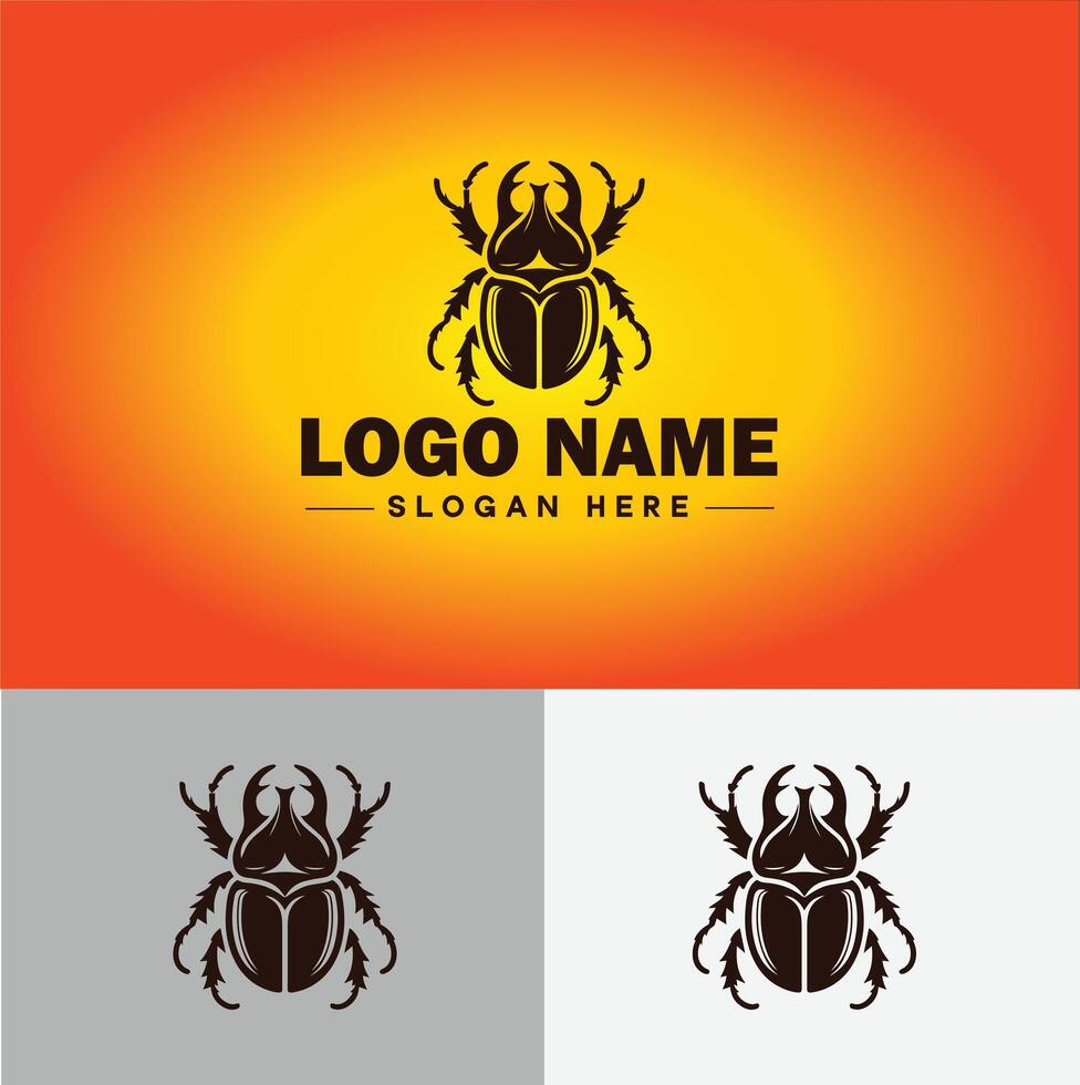 besouro logotipo vetor arte ícone gráficos para companhia marca o negócio logotipo modelo