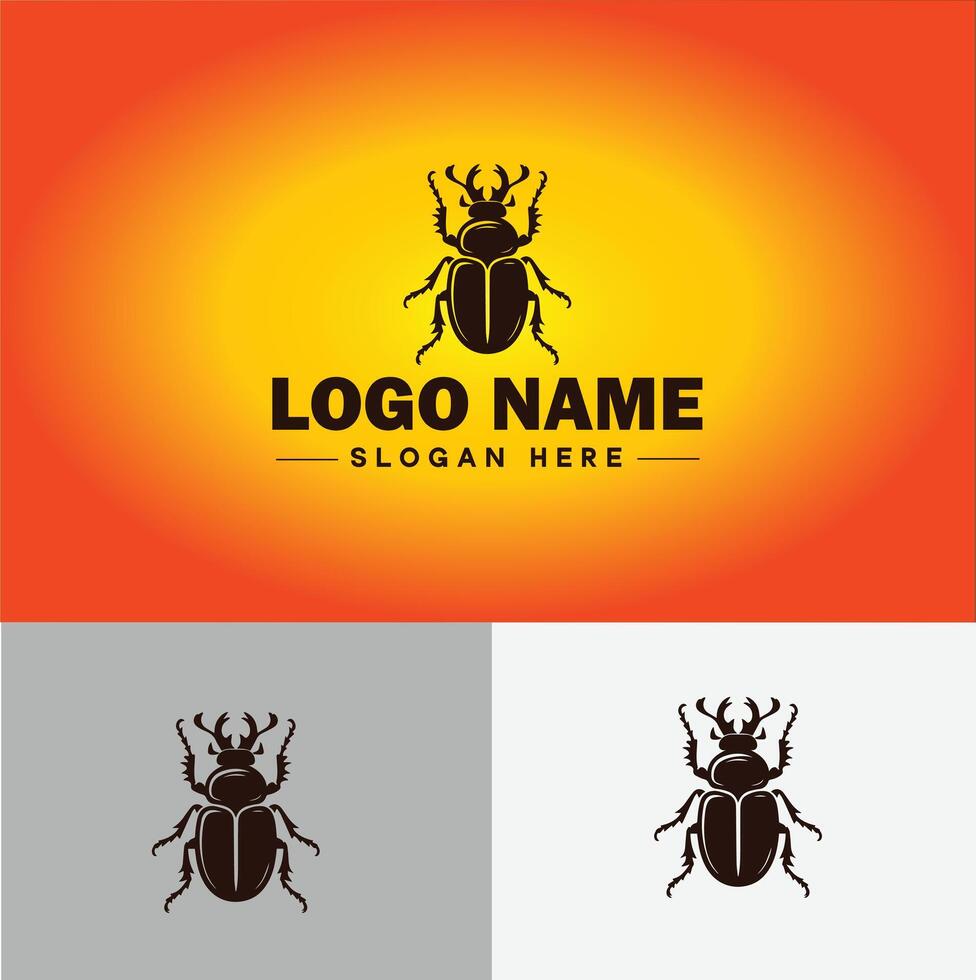 besouro logotipo vetor arte ícone gráficos para companhia marca o negócio logotipo modelo