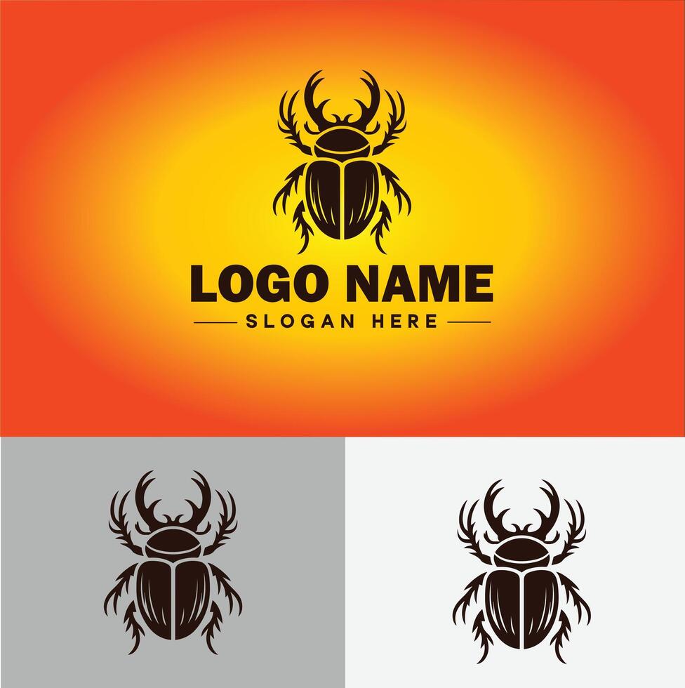 besouro logotipo vetor arte ícone gráficos para companhia marca o negócio logotipo modelo