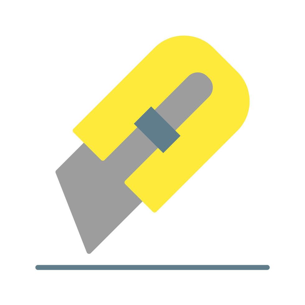 cortador ícone vetor ou logotipo ilustração plano cor estilo