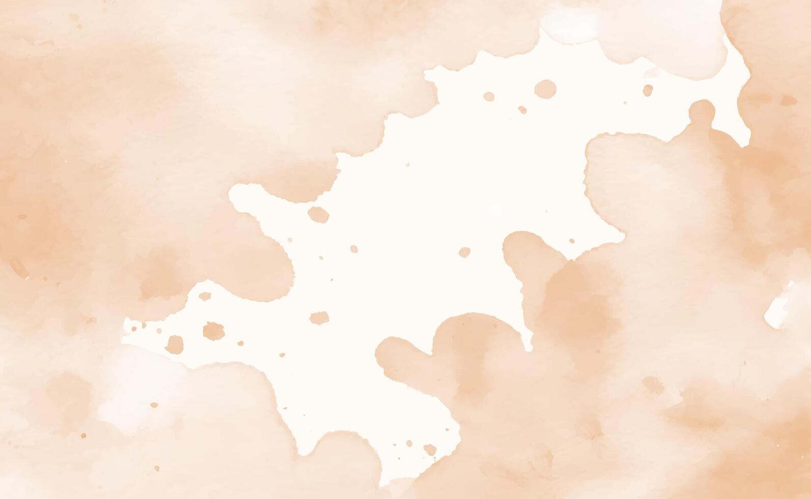 fundo de textura aquarela abstrata de pêssego. padrão de aquarela bege vetorial vetor