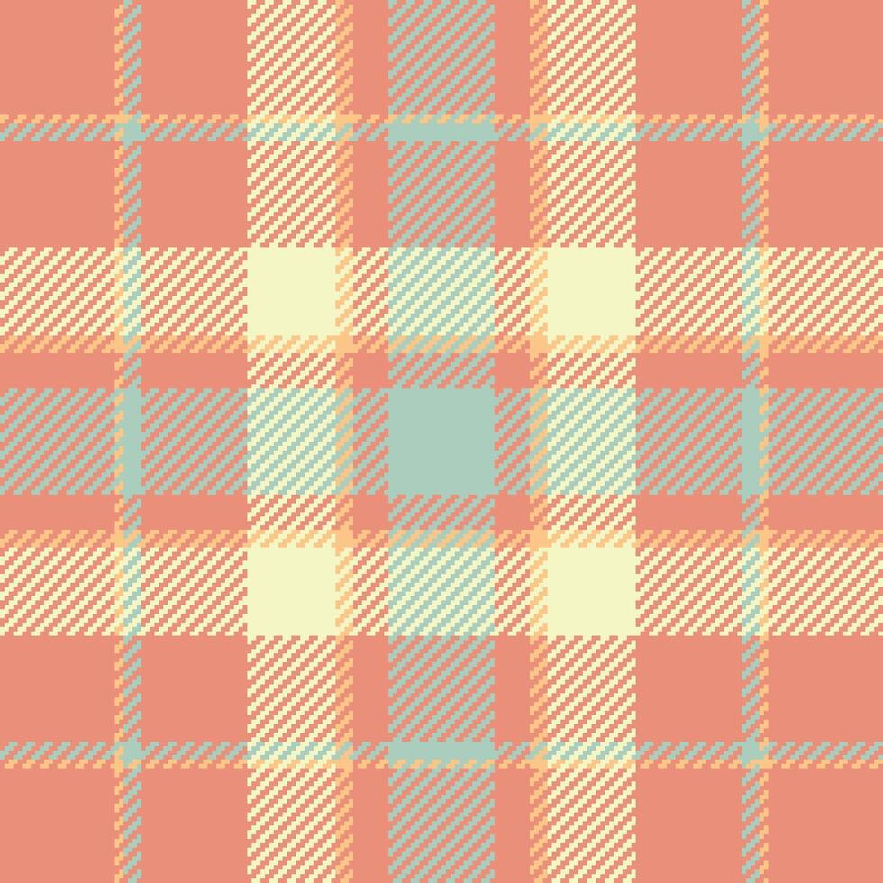 desatado textura Verifica do tecido xadrez tartan com uma padronizar vetor têxtil fundo.