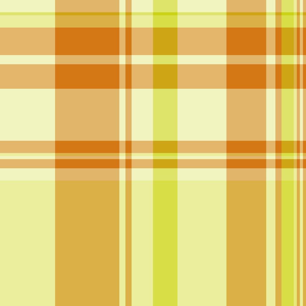 cortar Fora tartan vetor verificar, saco têxtil textura tecido. tela de pintura desatado fundo padronizar xadrez dentro âmbar e Lima cores.