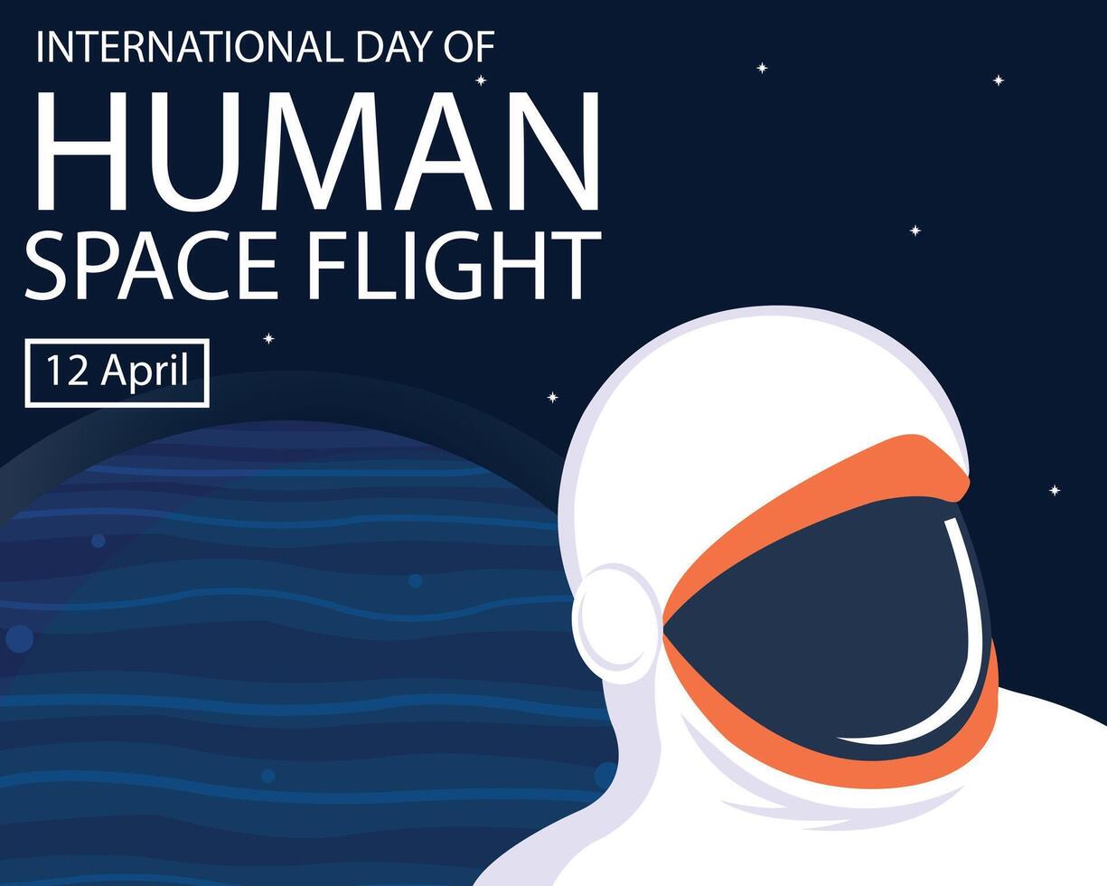 ilustração vetor gráfico do a superior corpo do a astronauta, mostrando a desconhecido planeta, perfeito para internacional dia, humano espaço voo, comemoro, cumprimento cartão, etc.
