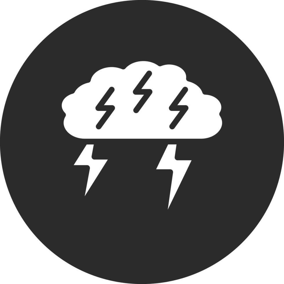 ícone de vetor de tempestade