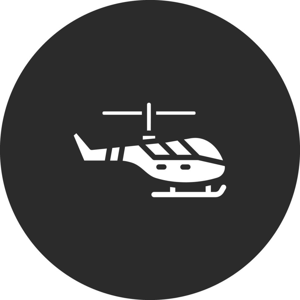 ícone de vetor de helicóptero