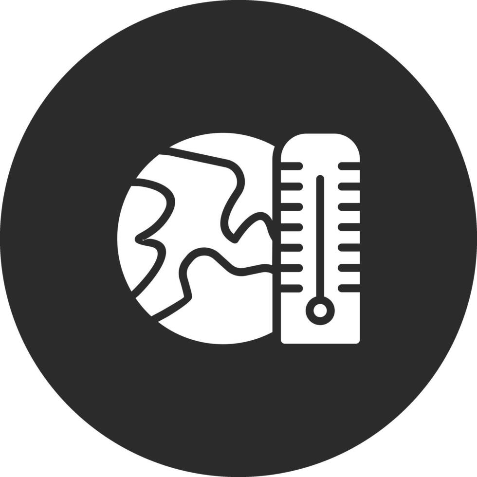 ícone de vetor de aquecimento global