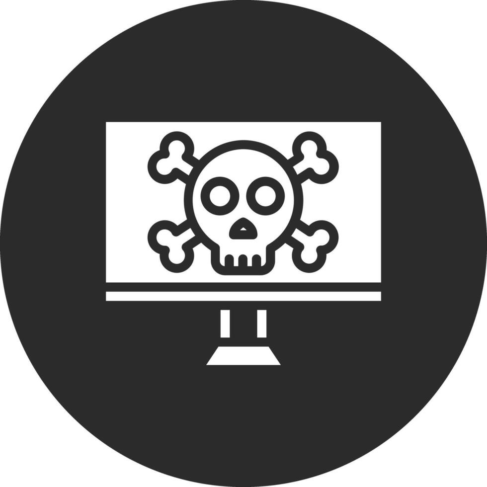 ícone de vetor de ataque cibernético