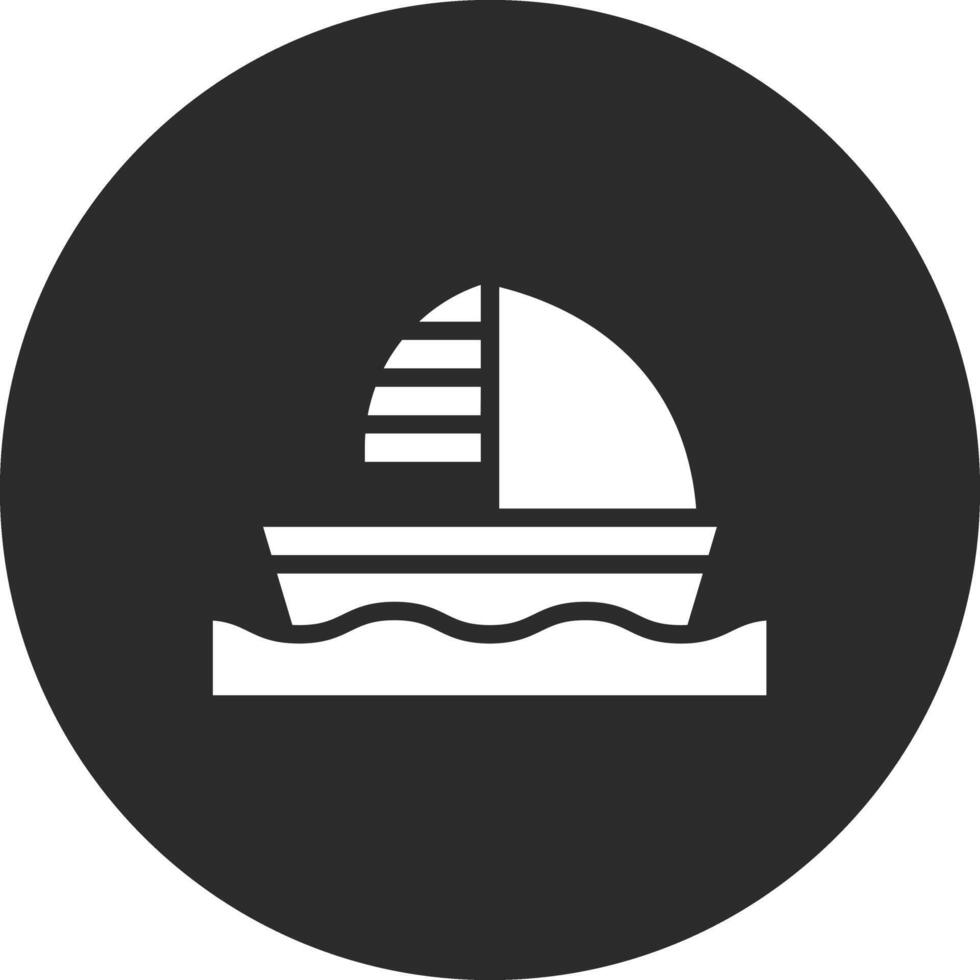 ícone de vetor de bote