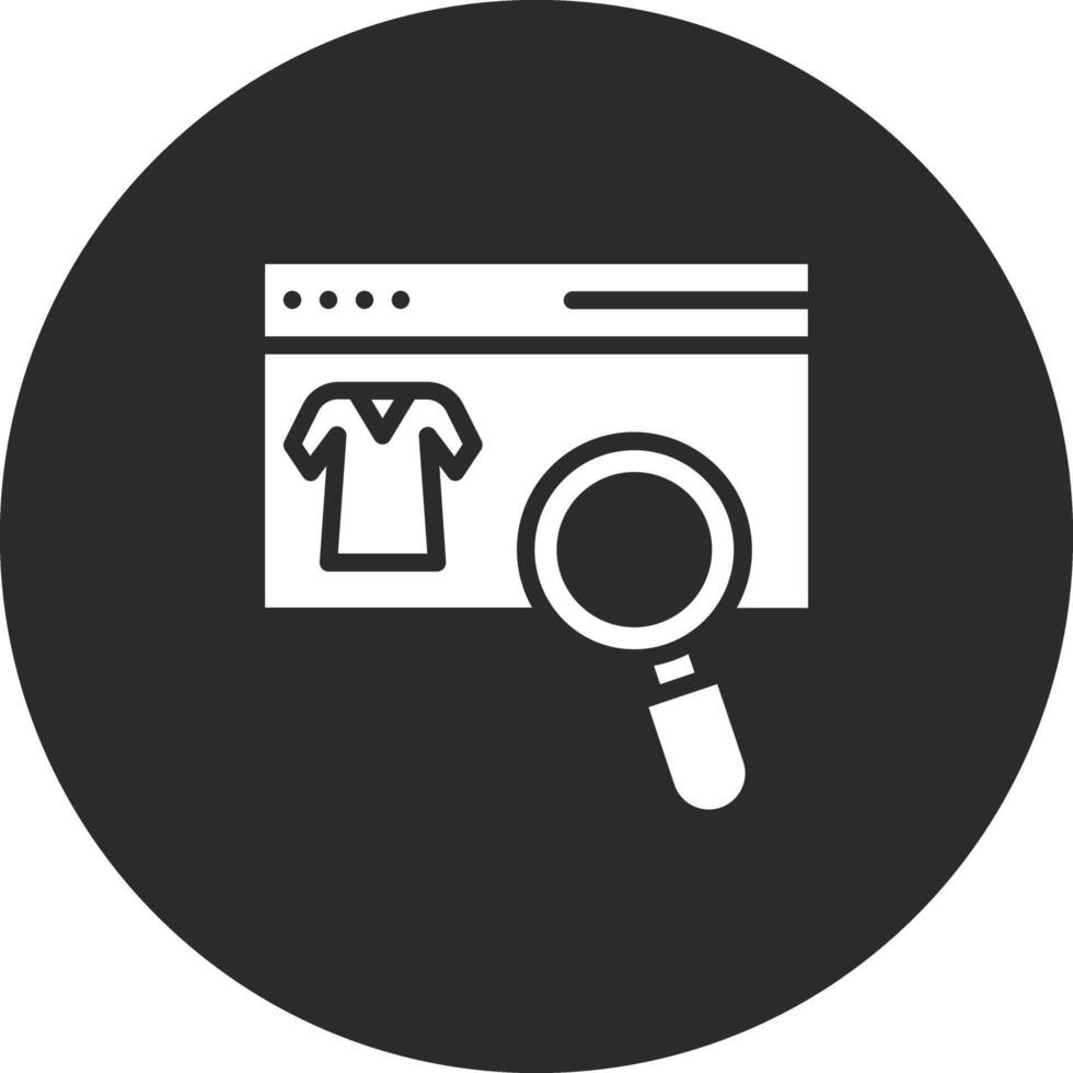 procurar roupas vetor ícone