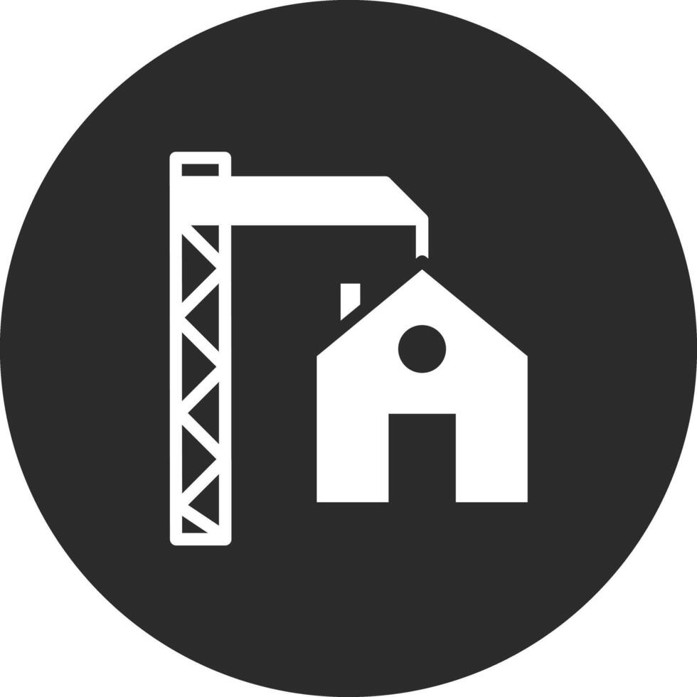 ícone de vetor de construção de casa