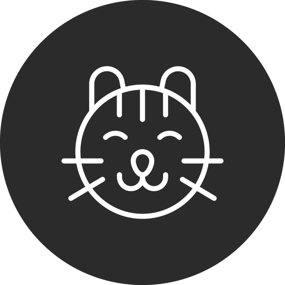 ícone de vetor de gato