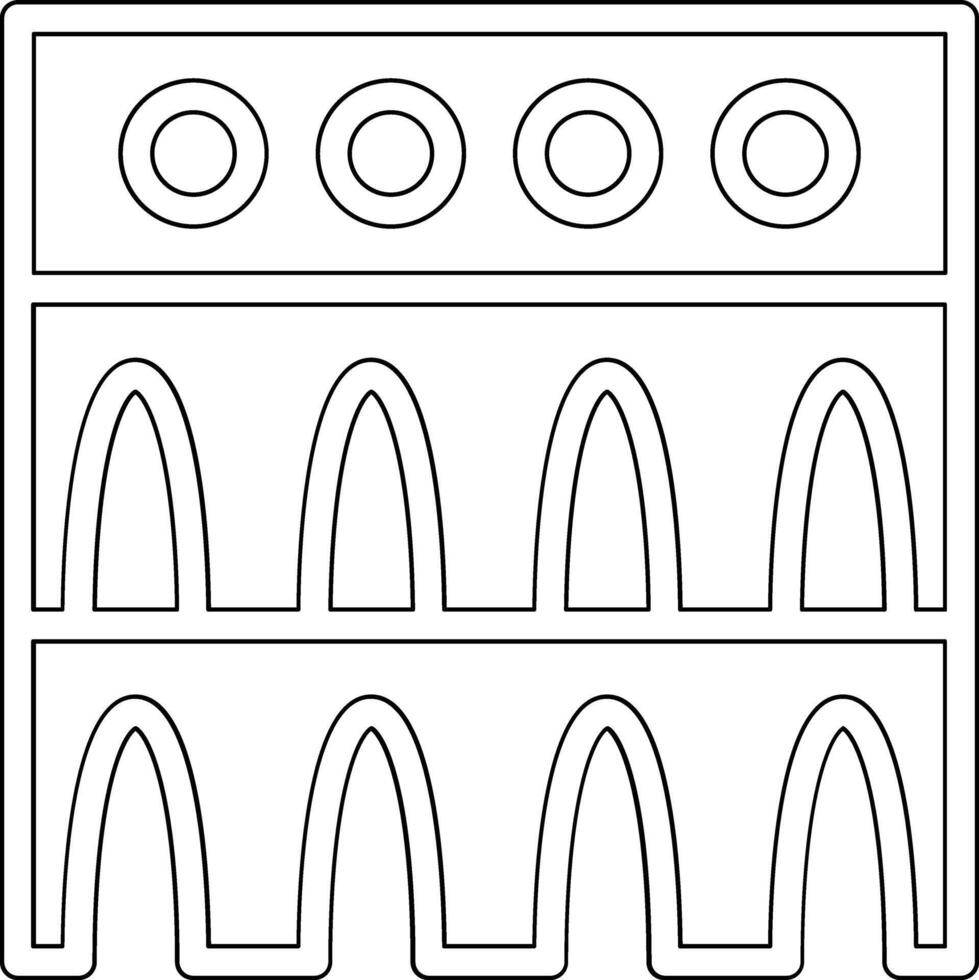 aqueduto vetor ícone