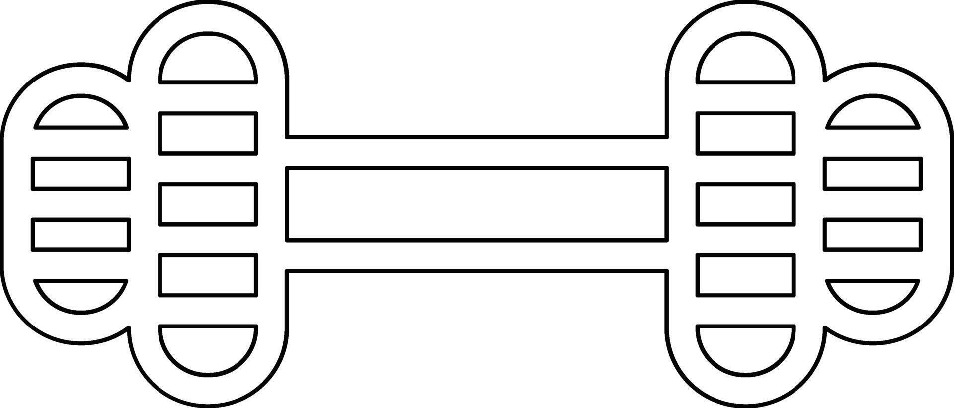 dumbells vetor ícone