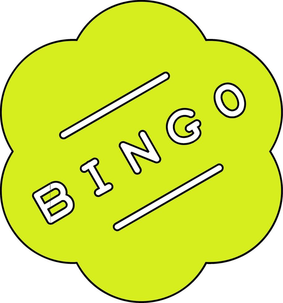 ícone de vetor de bingo