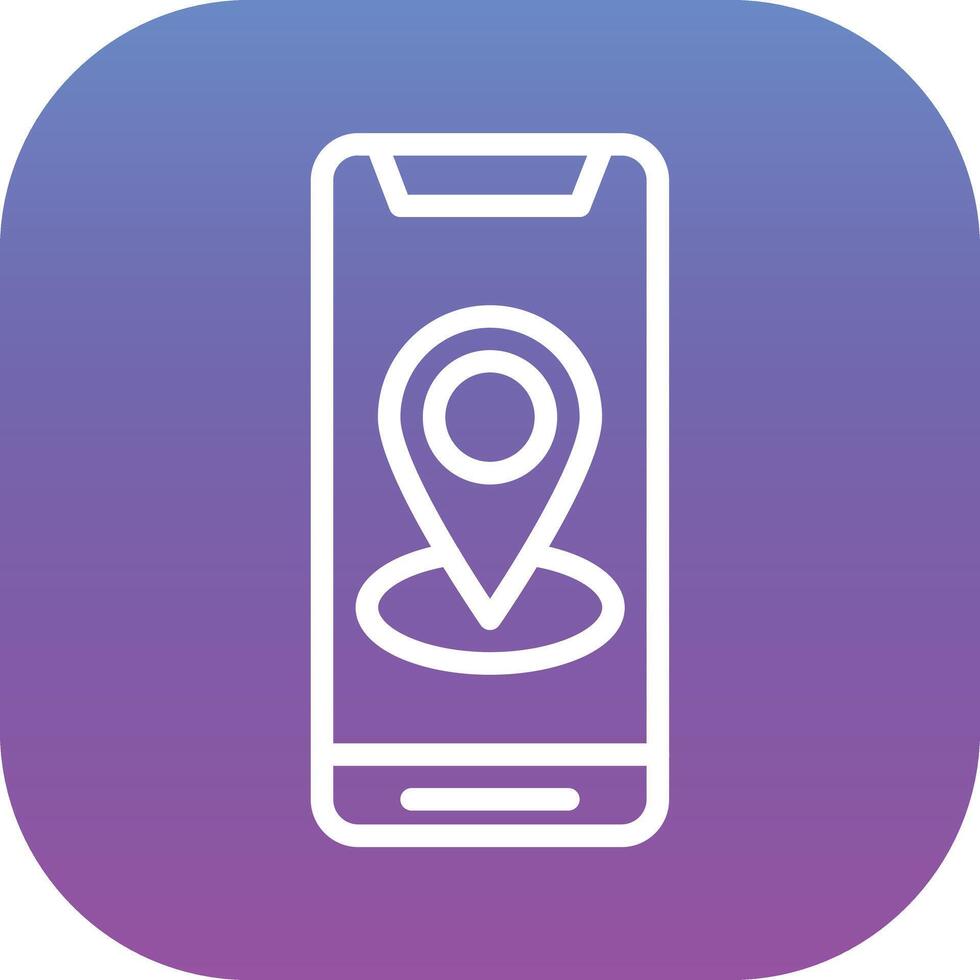 Móvel GPS vetor ícone