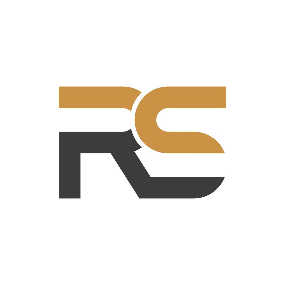 inicial carta rs logotipo ou sr logotipo vetor Projeto modelo