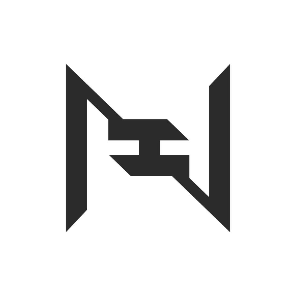 inicial nh carta logotipo vetor modelo Projeto. criativo abstrato carta hn logotipo Projeto. ligado carta hn logotipo Projeto.