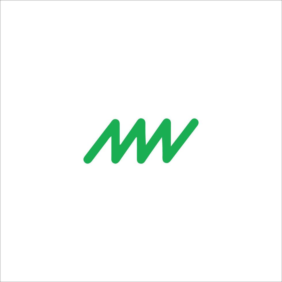 inicial carta wm logotipo ou mw logotipo vetor Projeto modelo