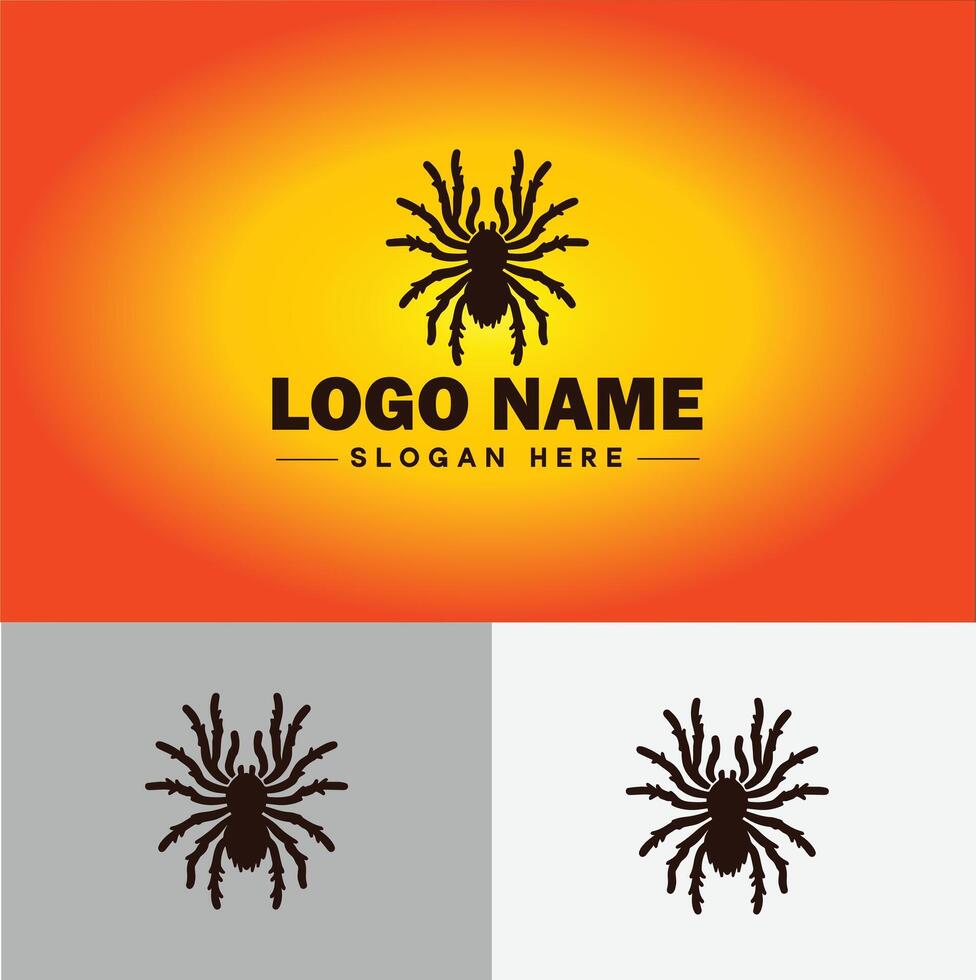 aranha logotipo vetor arte ícone gráficos para companhia marca o negócio ícone aranha logotipo modelo