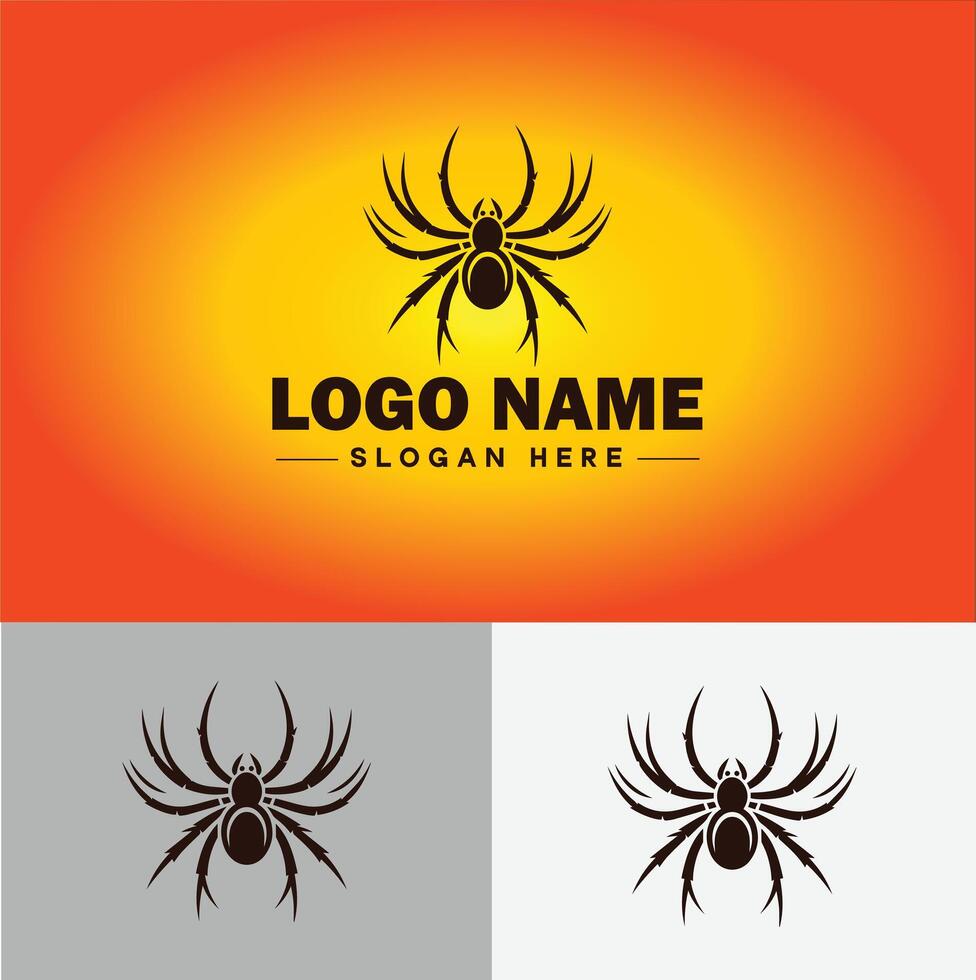 aranha logotipo vetor arte ícone gráficos para companhia marca o negócio ícone aranha logotipo modelo