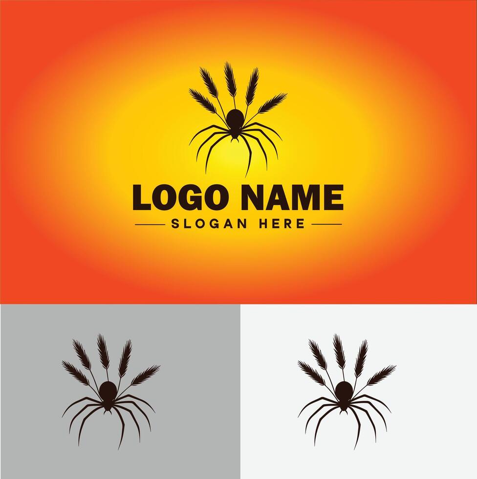 aranha logotipo vetor arte ícone gráficos para companhia marca o negócio ícone aranha logotipo modelo