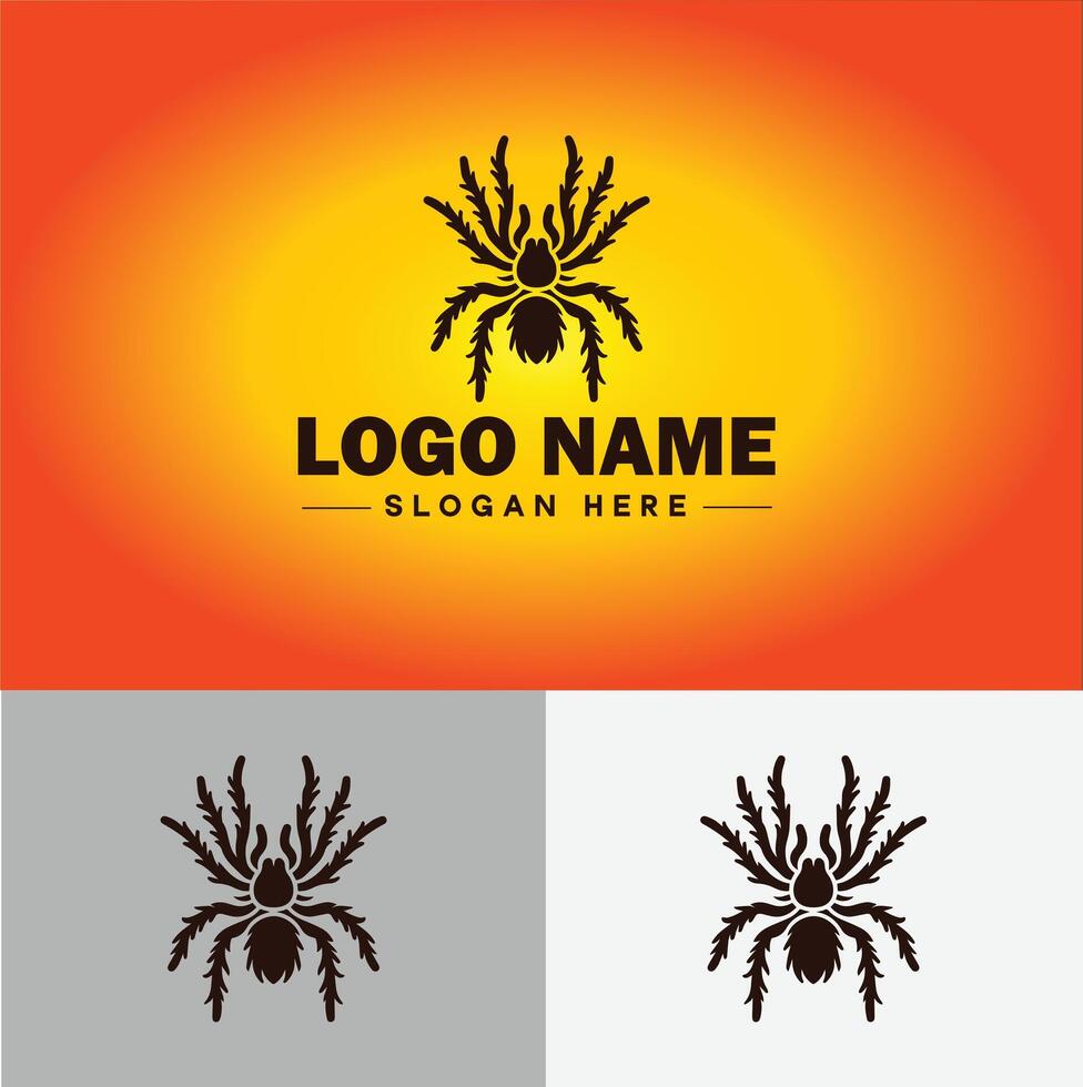 aranha logotipo vetor arte ícone gráficos para companhia marca o negócio ícone aranha logotipo modelo