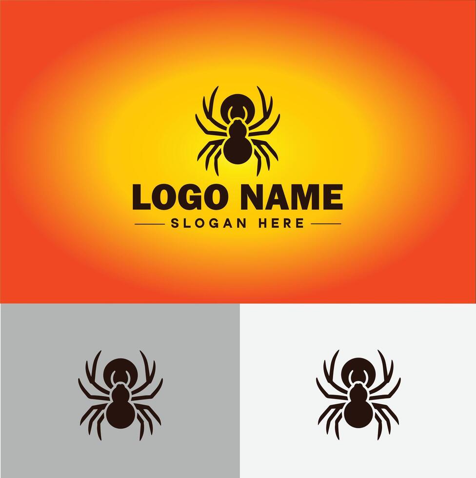 aranha logotipo vetor arte ícone gráficos para companhia marca o negócio ícone aranha logotipo modelo