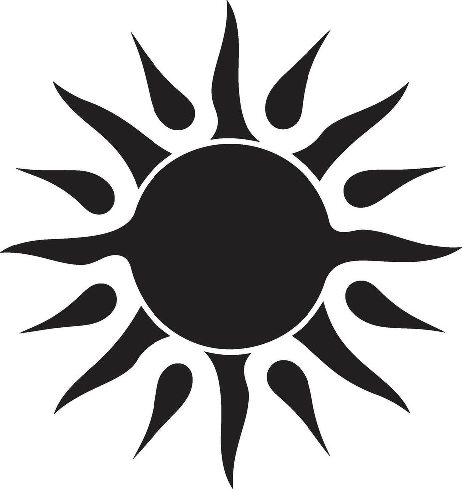 deslumbrante deleite Sol simbolismo ensolarado espectro Sol logotipo Projeto vetor