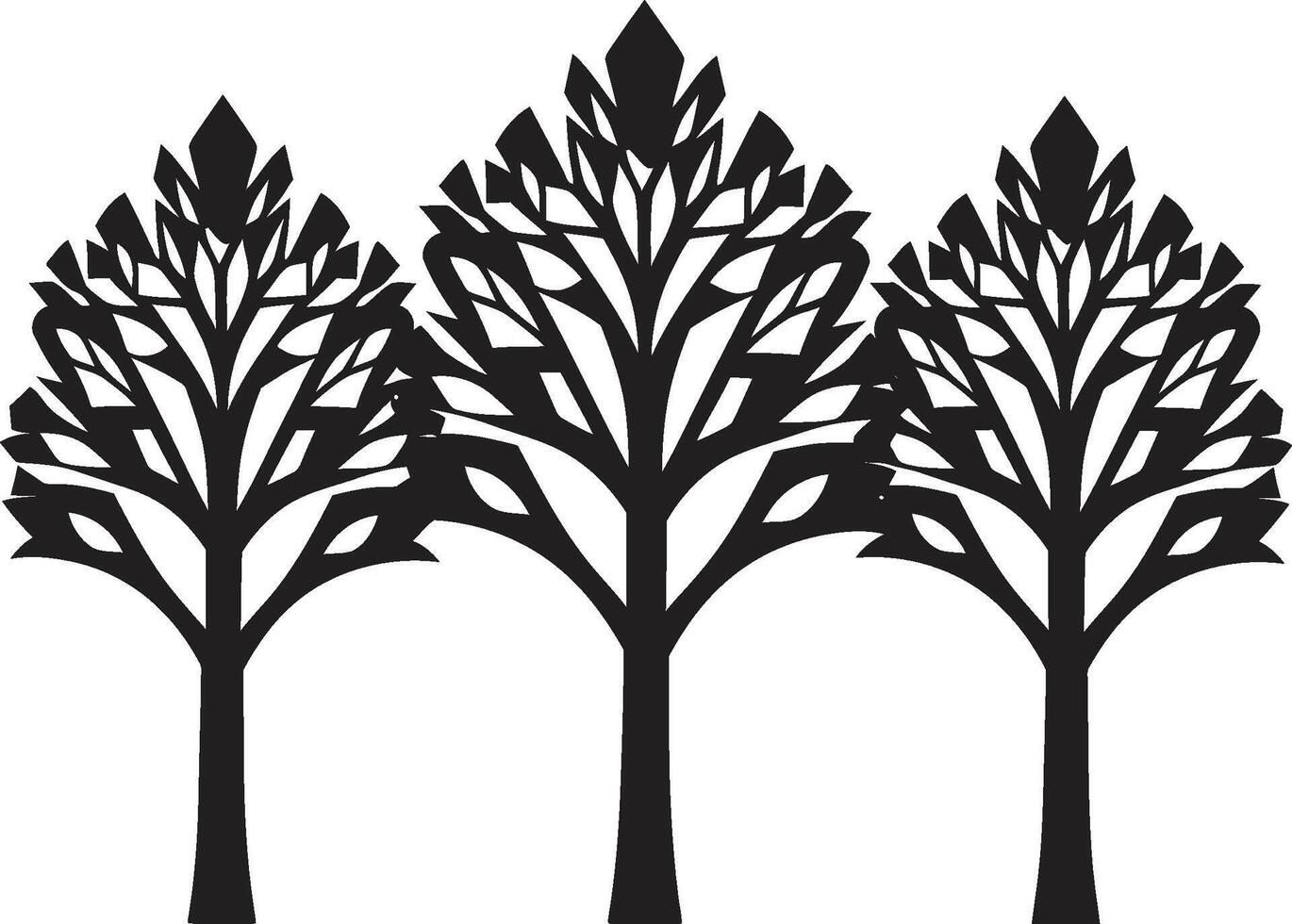 enraizado identidade árvore logotipo ícone icônico arbóreo crista vetor emblema