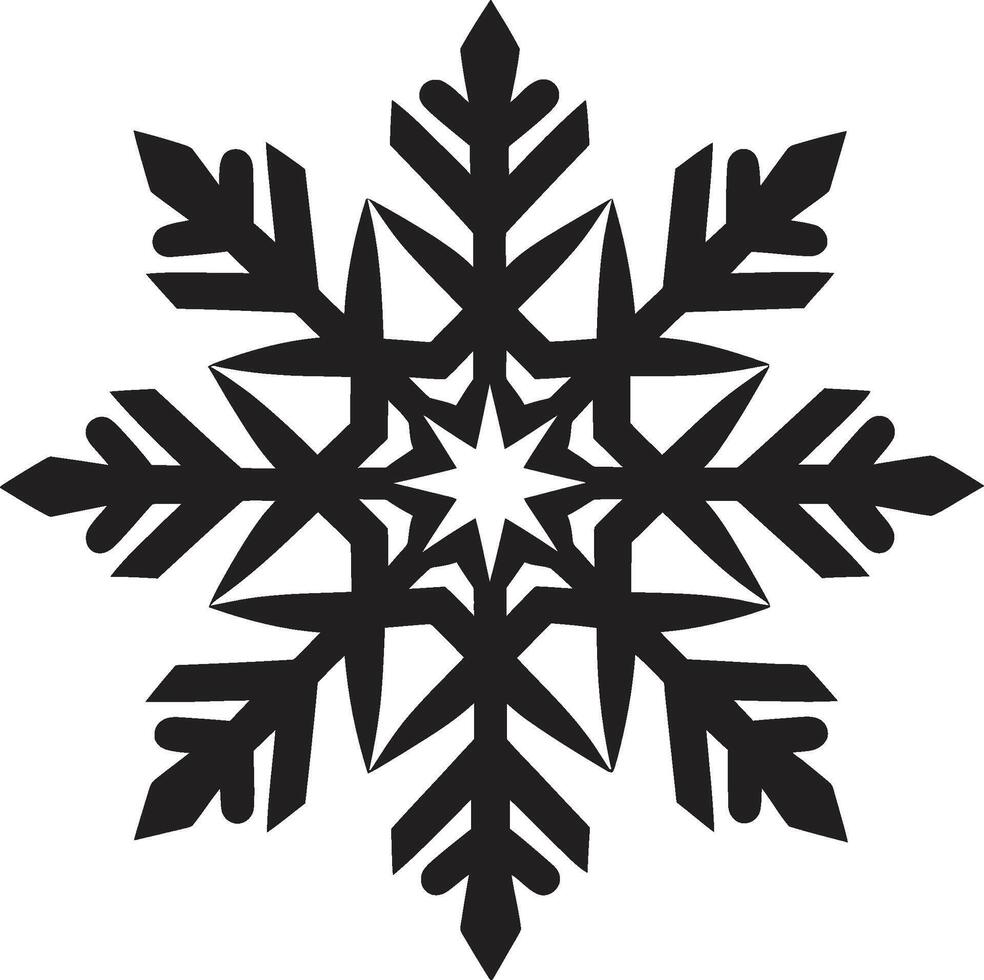 cristalino elegância iluminado vetor logotipo Projeto flocos de neve esplendor revelado icônico emblema Projeto