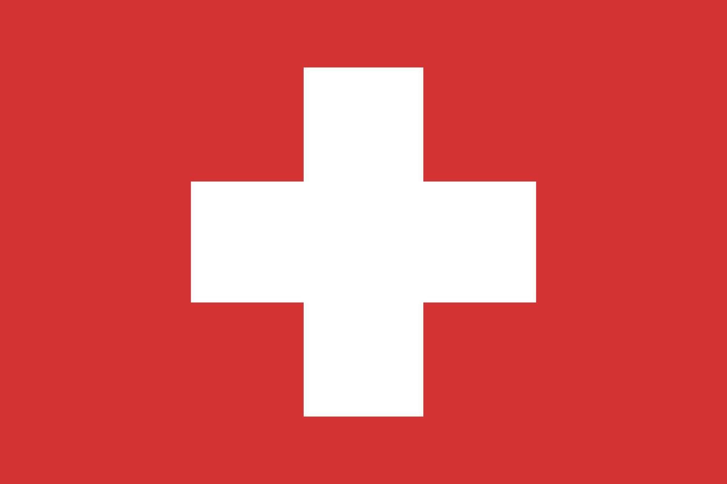Suíça bandeira nacional emblema gráfico elemento ilustração vetor