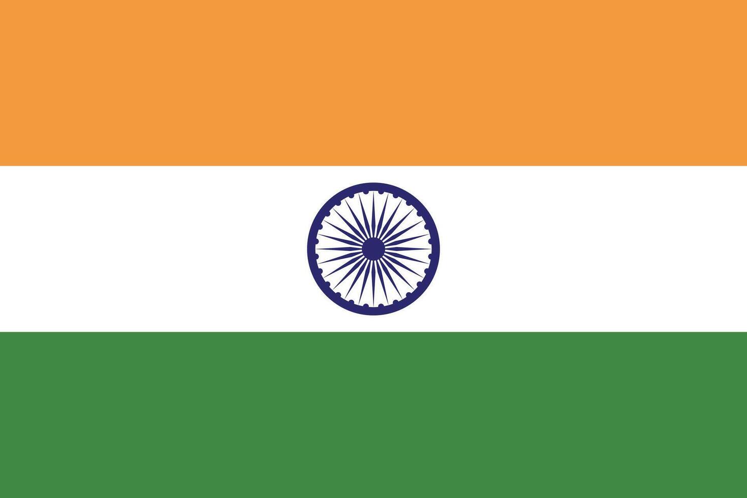 Índia bandeira nacional emblema gráfico elemento ilustração vetor