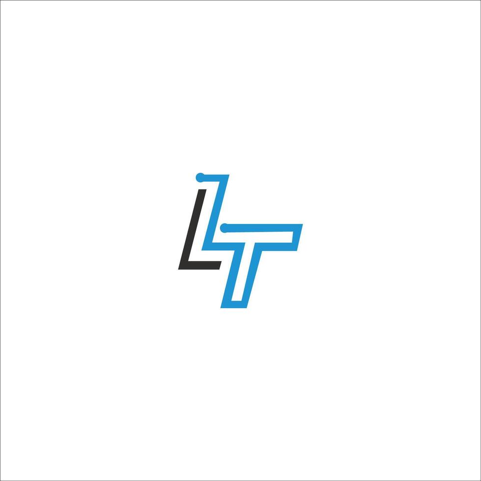 inicial carta lt logotipo ou tl logotipo vetor Projeto modelo