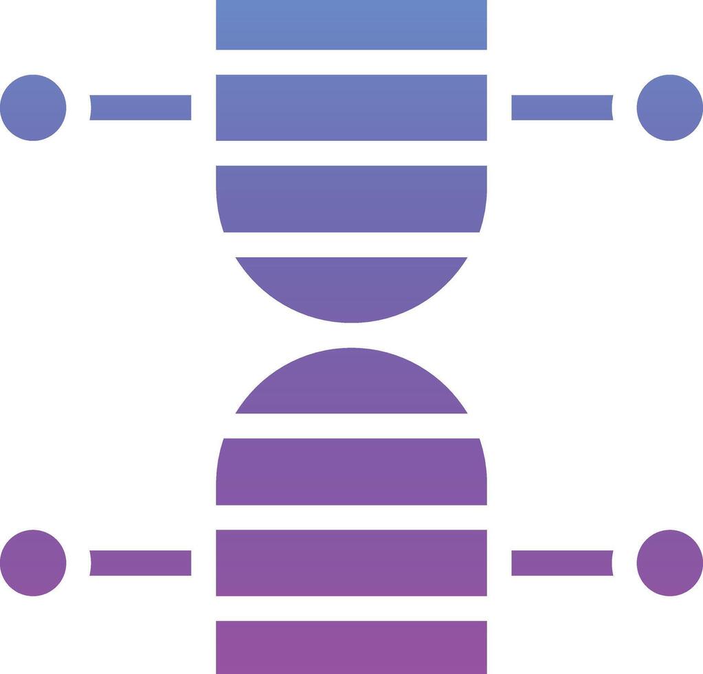 ícone de vetor de DNA