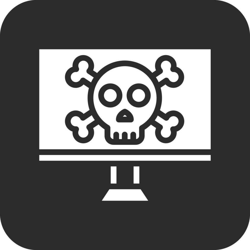 ícone de vetor de ataque cibernético