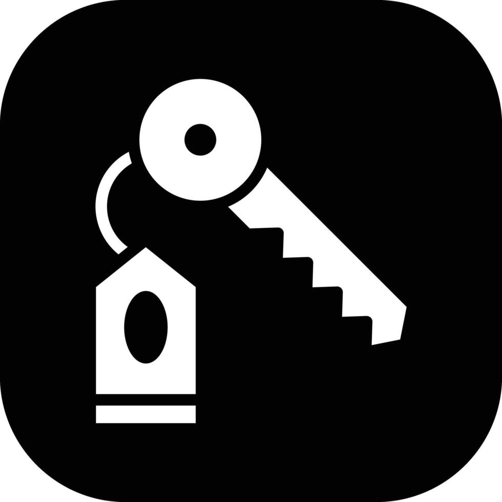 ícone de vetor de chave de quarto
