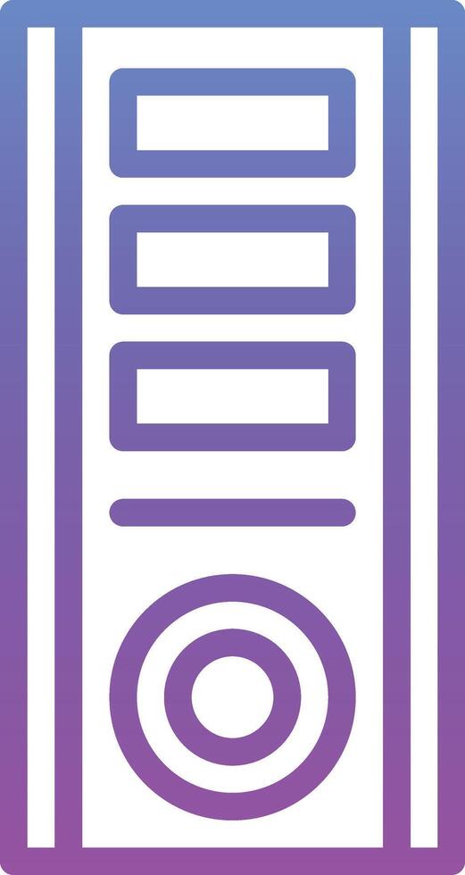 ícone de vetor de torre de computador