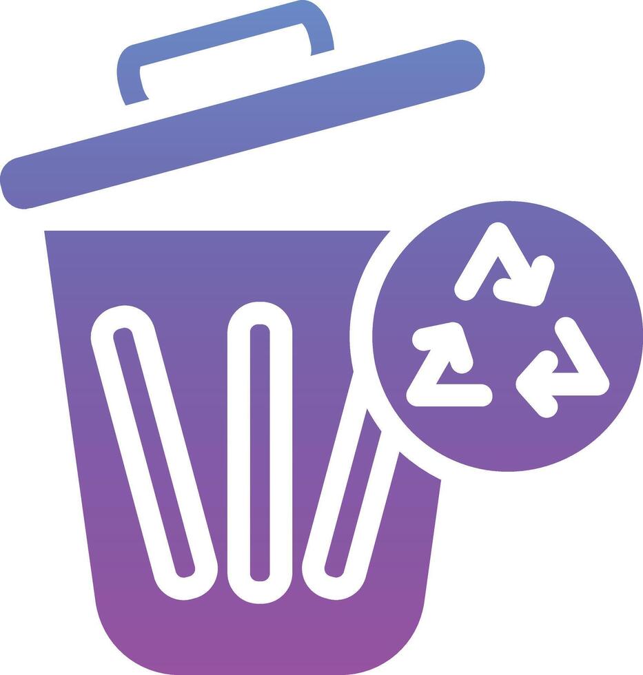 Lixo reciclar vetor ícone