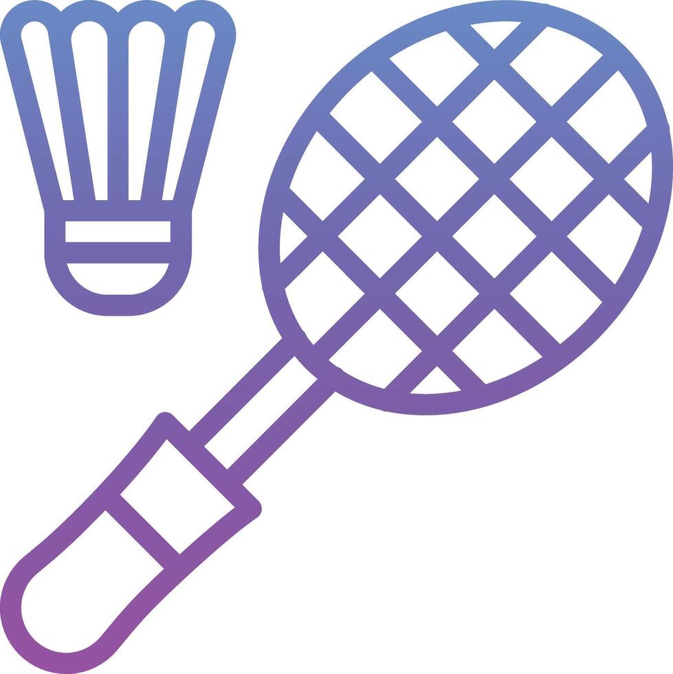 ícone de vetor de badminton