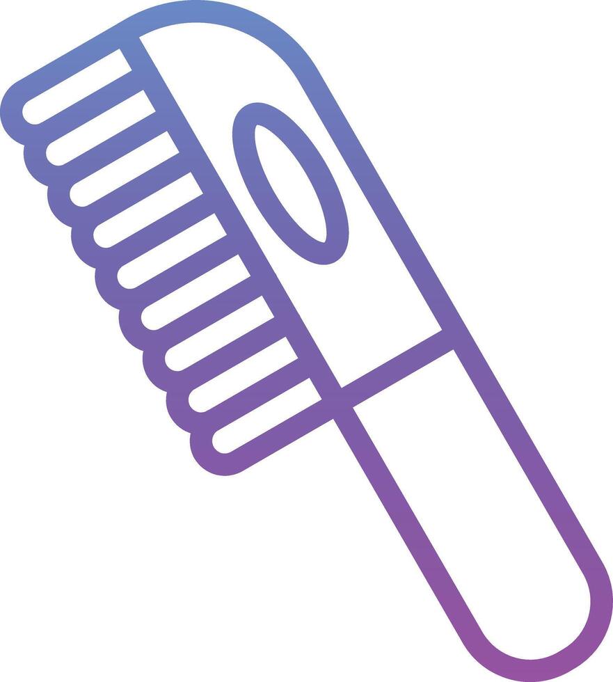 ícone de vetor de escova de limpeza