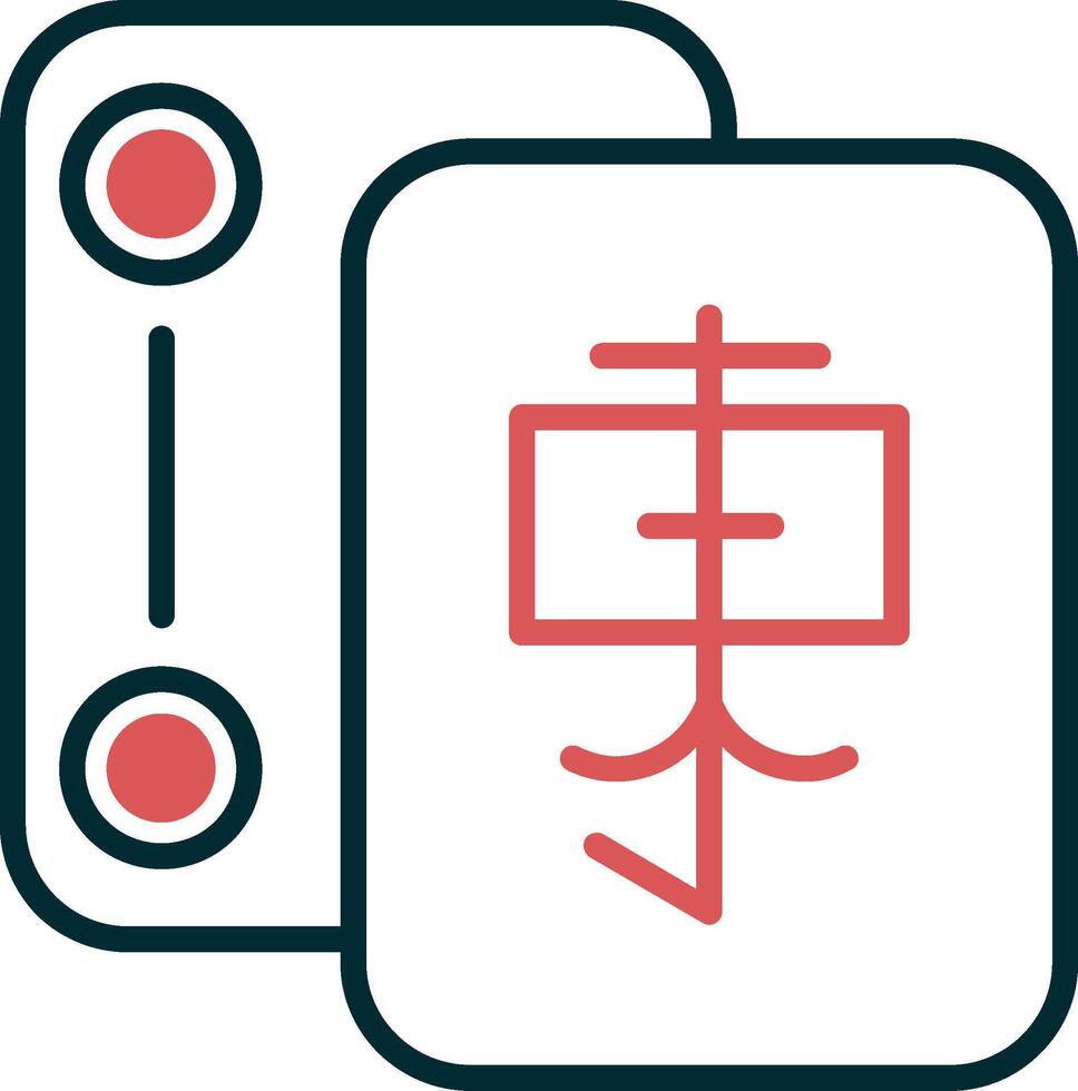 mahjong vetor ícone